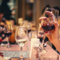 goblets of wine
